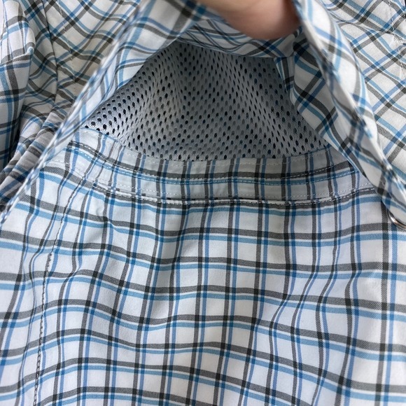 Howler Bros Long Sleeve Shirt Sz L Blue Snap Buttons Lightweight Outdoor Fishing - Picture 8 of 13